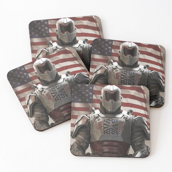Item preview, American Robot War Art designed and sold by JustArtDesign9.