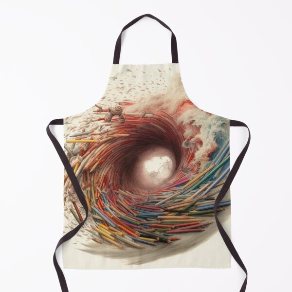 Item preview, Mesmerizing Wave Hole Pencil Art - Abstract Oceanic designed and sold by JustArtDesign9.