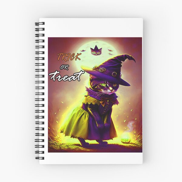 Item preview, Cute Cat Trick or Treat CatWitch Halloween  Hallows Eve Art #SDARTPROJECT7 designed and sold by sdartproject.