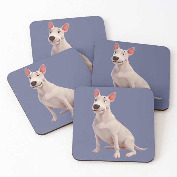 Item preview, Animated Bull Terrier in 3D style designed and sold by ChickNickStudio.