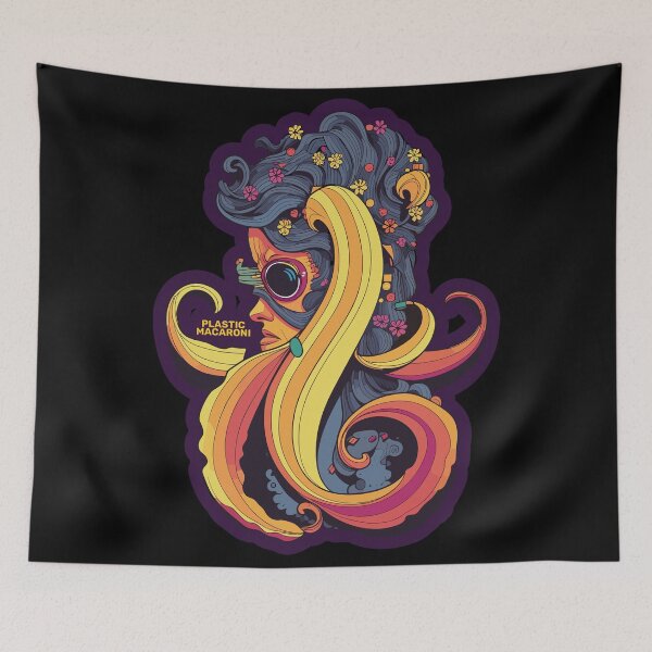 Item preview, Plastic Macaroni Boho Trippy Hippy Fusilli designed and sold by nipplesofvenus.