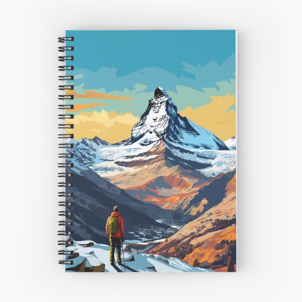 Item preview, A Pop Art Travel Print of Zermatt - Switzerland designed and sold by StudioRedKoala.