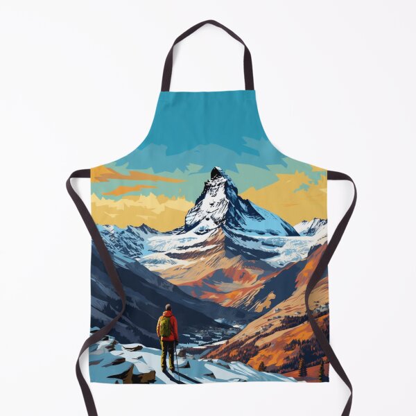 Item preview, A Pop Art Travel Print of Zermatt - Switzerland designed and sold by StudioRedKoala.