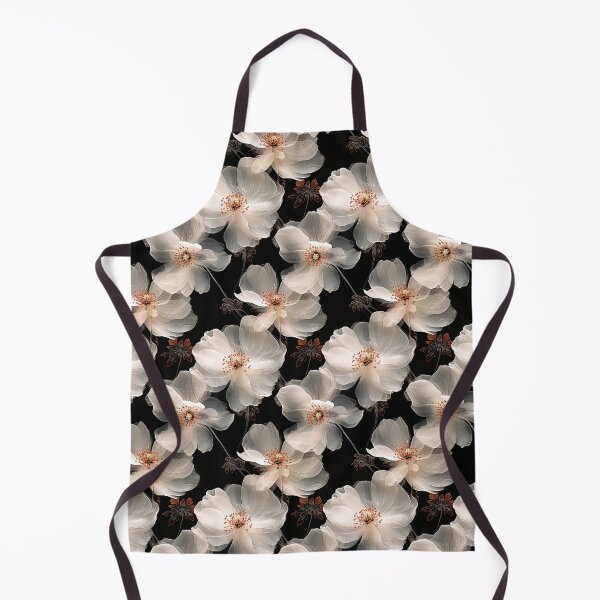 Item preview, beatiful white flower in black background designed and sold by duangbj.