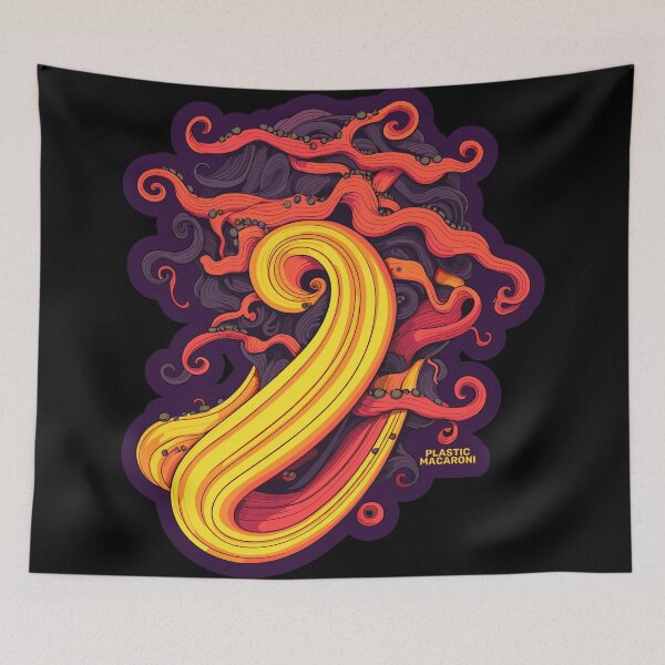 Item preview, Plastic Macaroni Boho Trippy Hippy Gemelli designed and sold by nipplesofvenus.