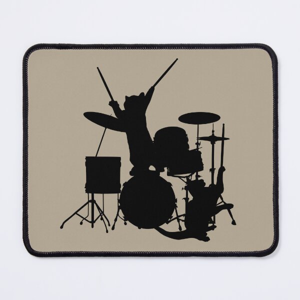 Item preview, Cats Playing Drums designed and sold by Primroaddesigns.