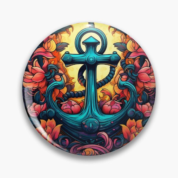 Item preview, Psychedelic Anchor's Descent: Deep Sea Mysteries designed and sold by PsyCloth.