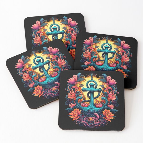 Item preview, Psychedelic Anchor's Descent: Deep Sea Mysteries designed and sold by PsyCloth.