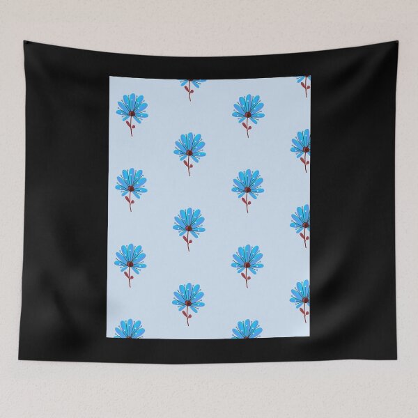 Item preview, The nevvy blue flower Graphic designed and sold by shanel-lebrake.