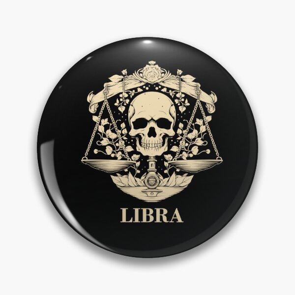 Item preview, Libra Zodiac Skull designed and sold by Ridaelb.