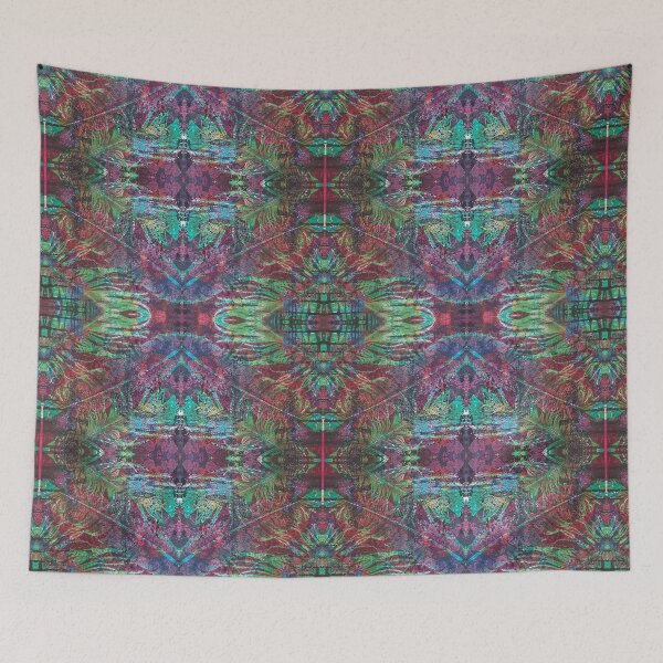 Item preview, Eye of a Feather Monoprint Pattern designed and sold by vallisrowe.