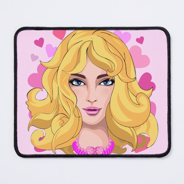 Item preview, Barbie Pink Beauty Portrait designed and sold by BluedarkArt.