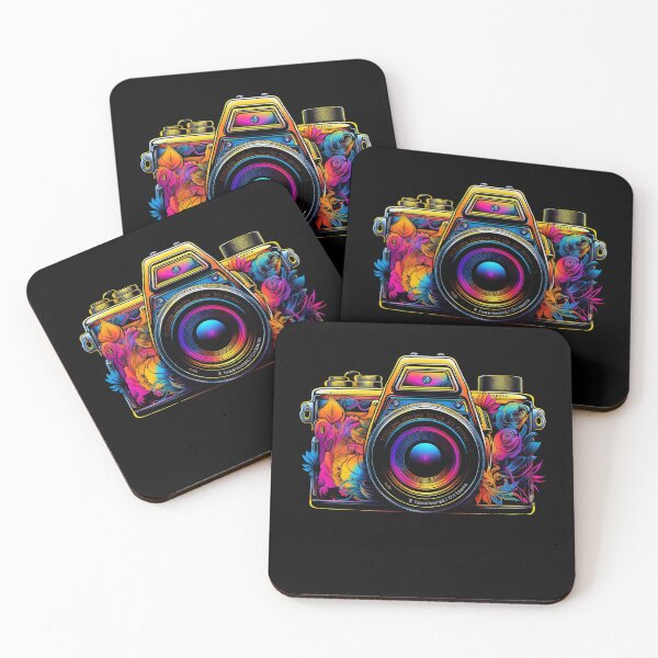 Item preview, Psychedelic Retro Camera: Timeless Clicks Unveiled designed and sold by PsyCloth.