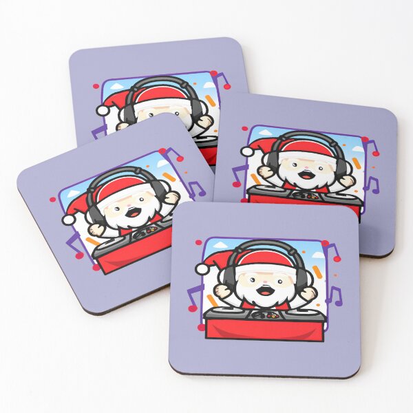 Item preview, DJ Santa kawaii designed and sold by RockwellSains.