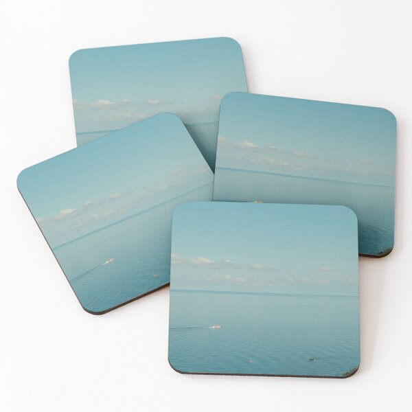 Item preview, Mountain with Boat on the Sea, Cinque Terre designed and sold by oxsilaree.