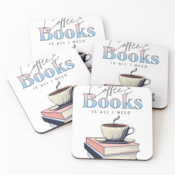 Item preview, Books and Coffee is all I Need designed and sold by wheresthekarma.