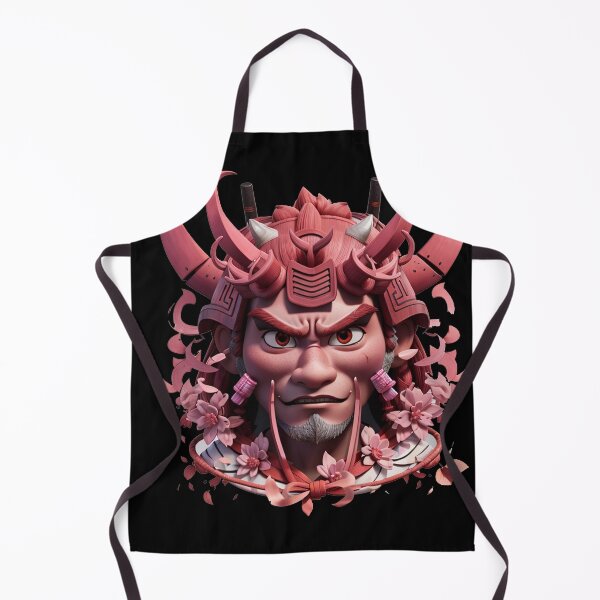 Item preview, Oni Samurai Mask Pink designed and sold by TrendyPalette.