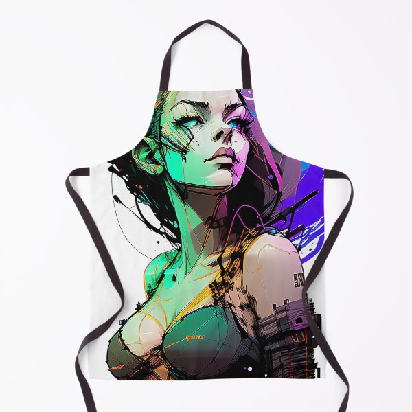 Item preview, Girl Watercolor Inkpunk Design designed and sold by Goodyzaa.
