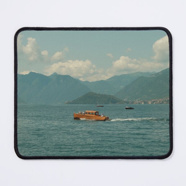 Item preview, Boat on the Lake 1, Lake Como designed and sold by oxsilaree.