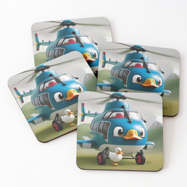 Item preview, Helicopter Duck designed and sold by JFox-Ai.