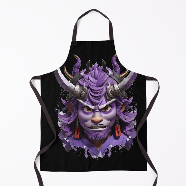 Item preview, Oni Samurai Mask Purple designed and sold by TrendyPalette.