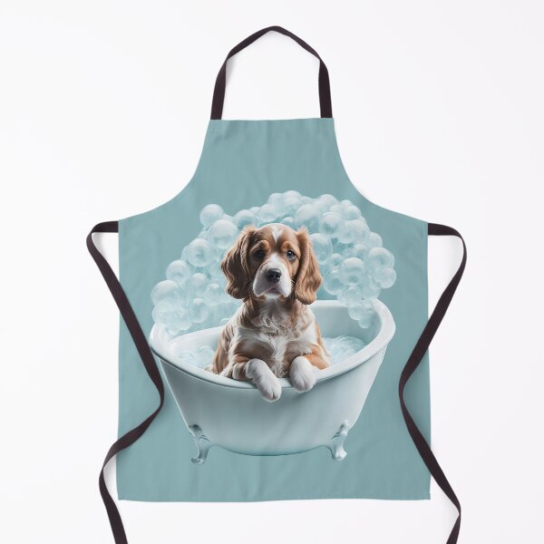 Item preview, Cocker Spaniel Dog in Bubble Bath, Eat My Bubbles designed and sold by Soul-Healer.