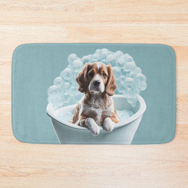 Item preview, Cocker Spaniel Dog in Bubble Bath, Eat My Bubbles designed and sold by Soul-Healer.