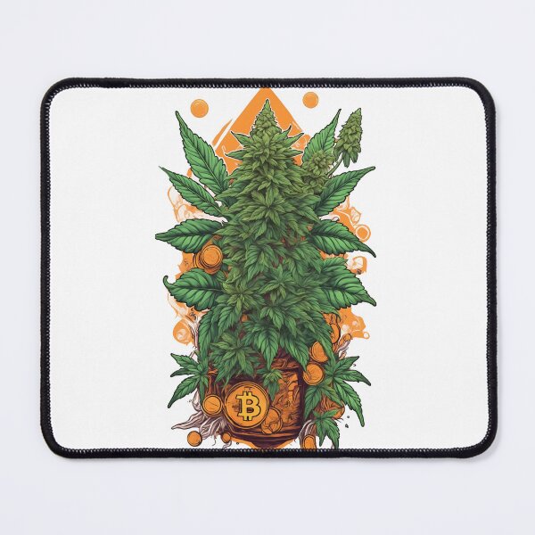 Item preview, Bitcoin and Pot!!! I Grow Weed on Youtube designed and sold by wojysmokes.