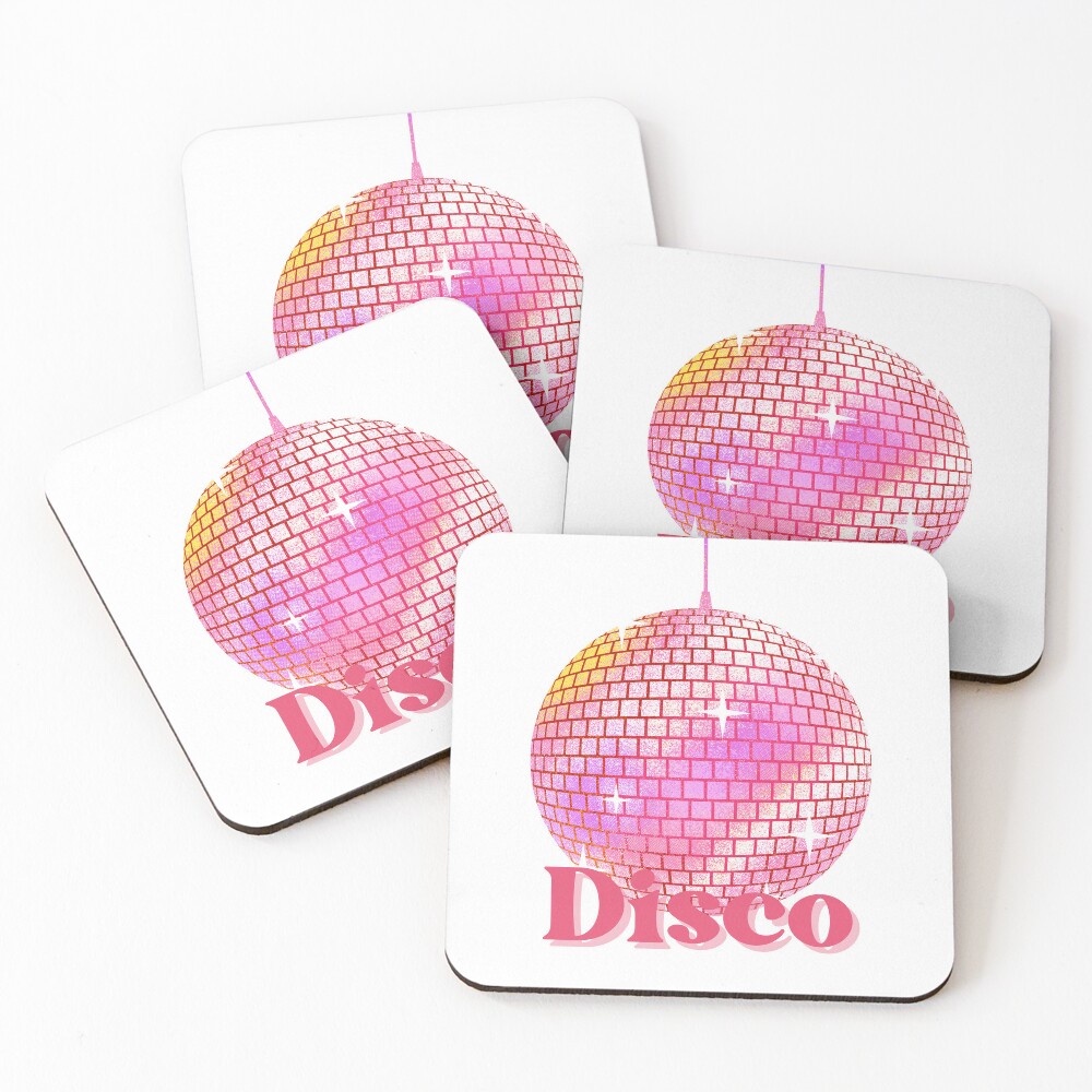 Pink Disco Balls (Set of 2), Pink Disco Lights
