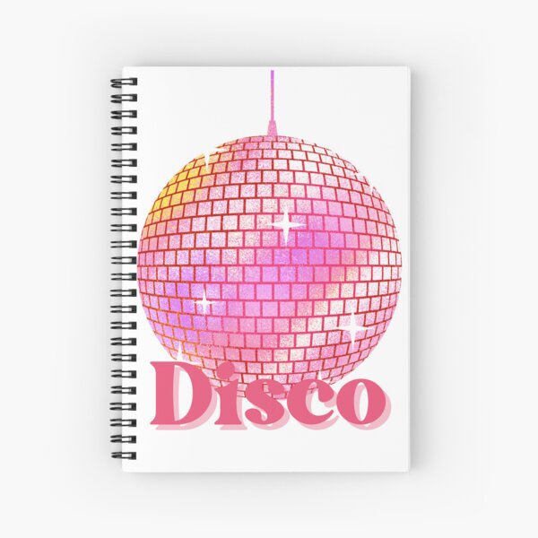 pink disco ball | Spiral Notebook