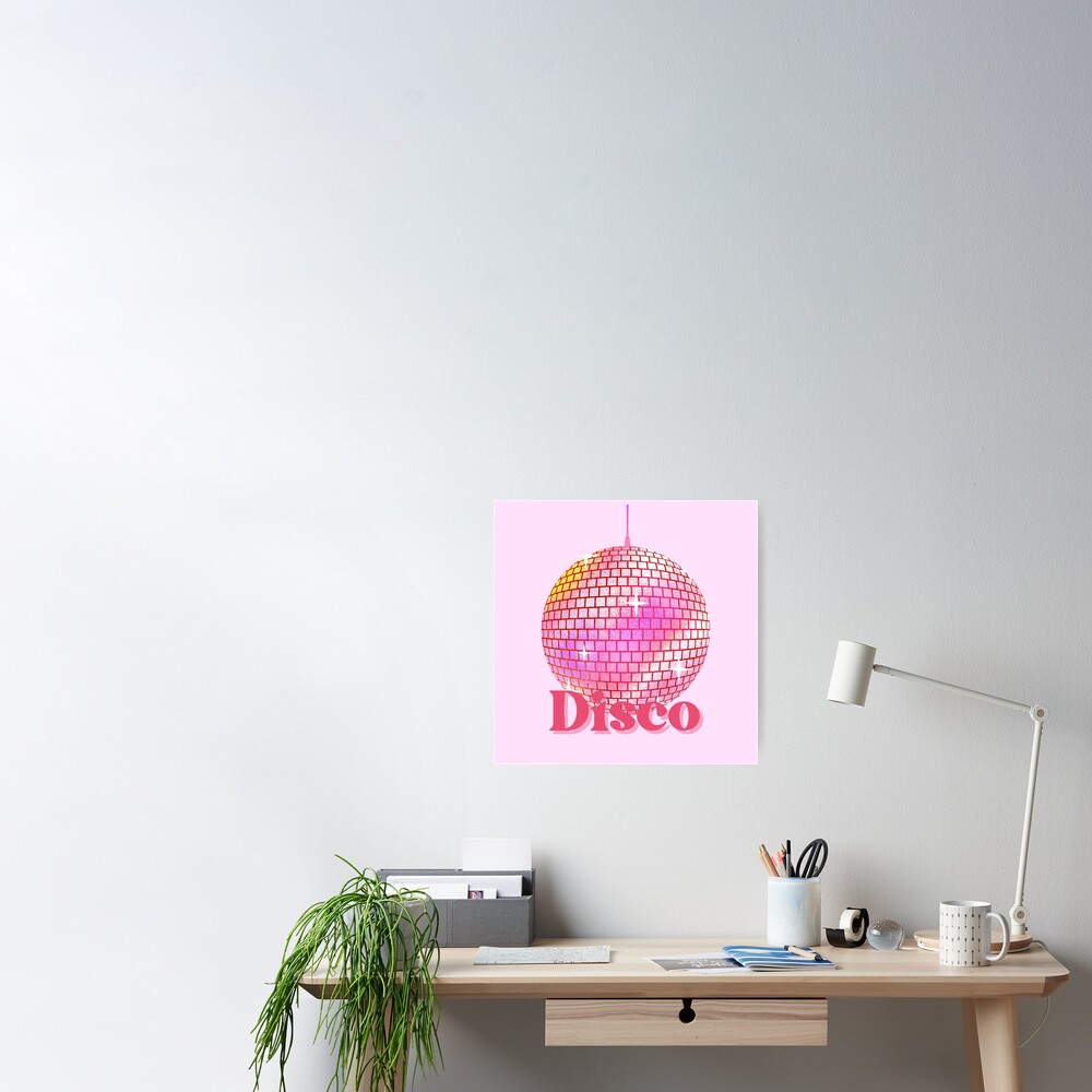 Pink Disco Ball Sticker – Lucy Rose