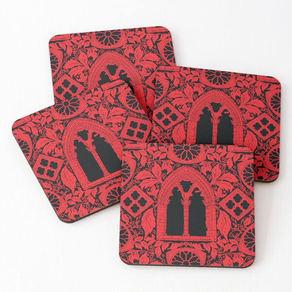 Item preview, Windows Of Whitby Red Dracula Pattern designed and sold by Gemma Compton.