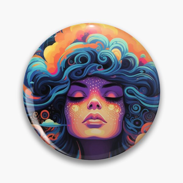 Item preview, Psychedelic Head in the Clouds: Dreamscapes Unleashed designed and sold by PsyCloth.