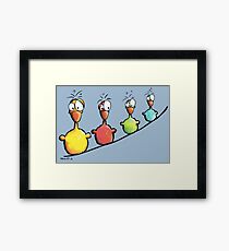 Colorful Birds Framed Print