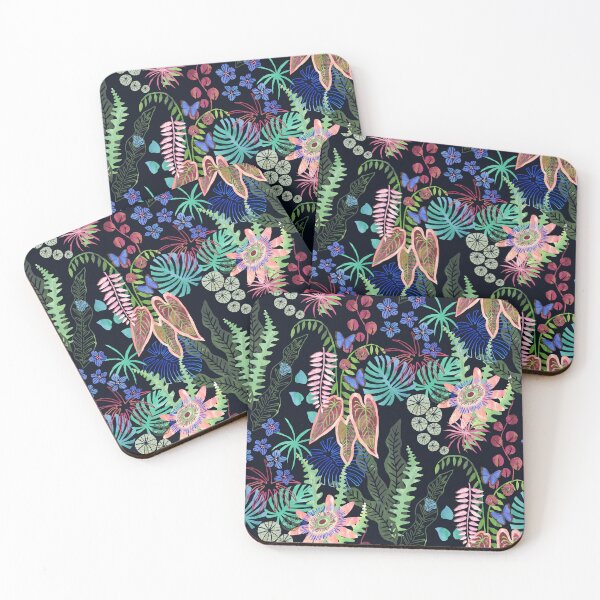 Item preview, Passion Flower Jungle Rainforest Flora designed and sold by IonaShepherd.