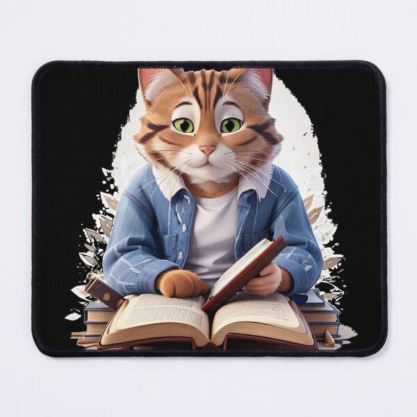 Item preview, Cat Reads Book designed and sold by TrendyPalette.