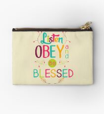 Bolso de mano ESCUCHA, OBEDECE Y SEA BENDECIDO