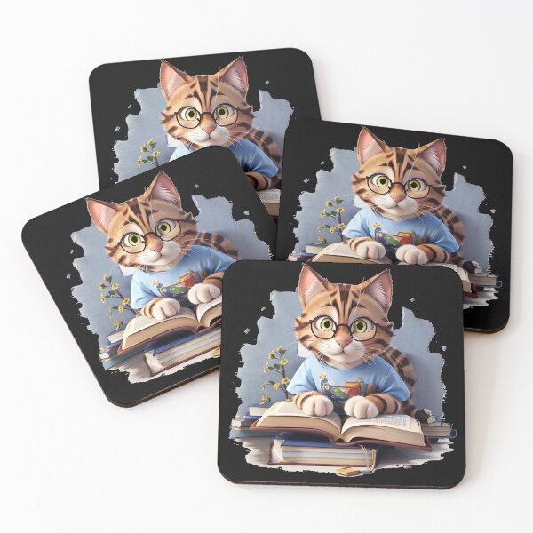 Item preview, Cat Reads Book designed and sold by TrendyPalette.