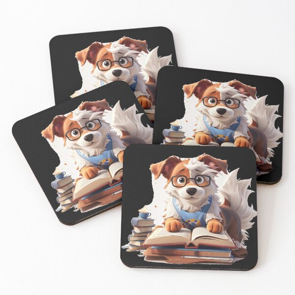 Item preview, Dog Reads Book designed and sold by TrendyPalette.
