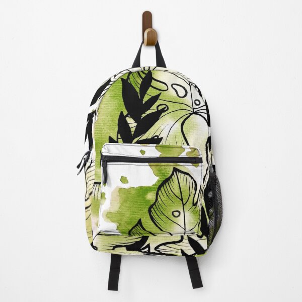Item preview, Green Watercolor Adam's Rib Leaves designed and sold by BEATRIZKOBORI.
