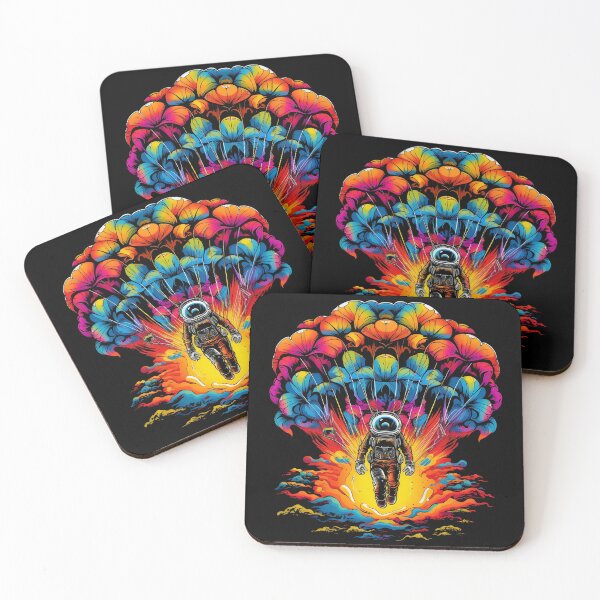 Item preview, Psychedelic Paratrooper Soar: Airborne Dreams Unleashed designed and sold by PsyCloth.