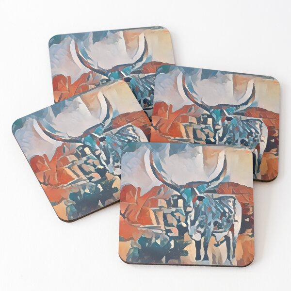 Item preview, Ankole-Watusi Bull With African Landscape  designed and sold by Sizani.
