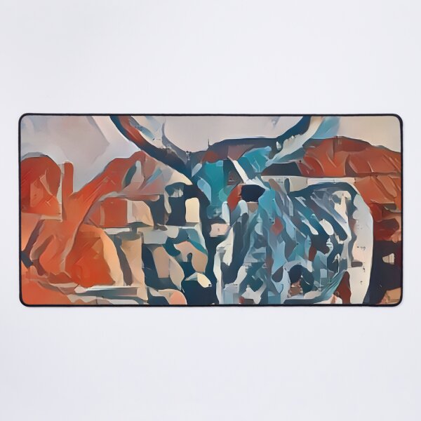 Item preview, Ankole-Watusi Bull With African Landscape designed and sold by Sizani.