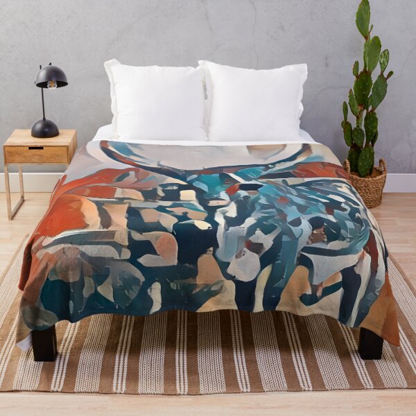 Item preview, Ankole-Watusi Bull With African Landscape  designed and sold by Sizani.