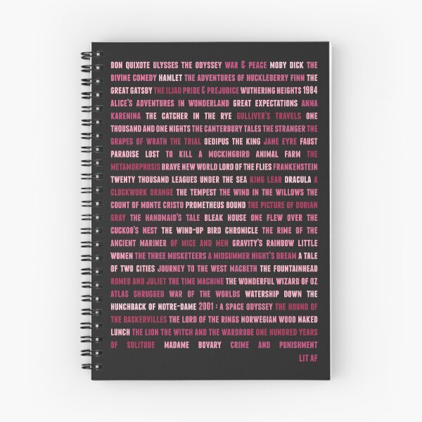 Item preview, Literature AF Pink (black) designed and sold by animinimal.