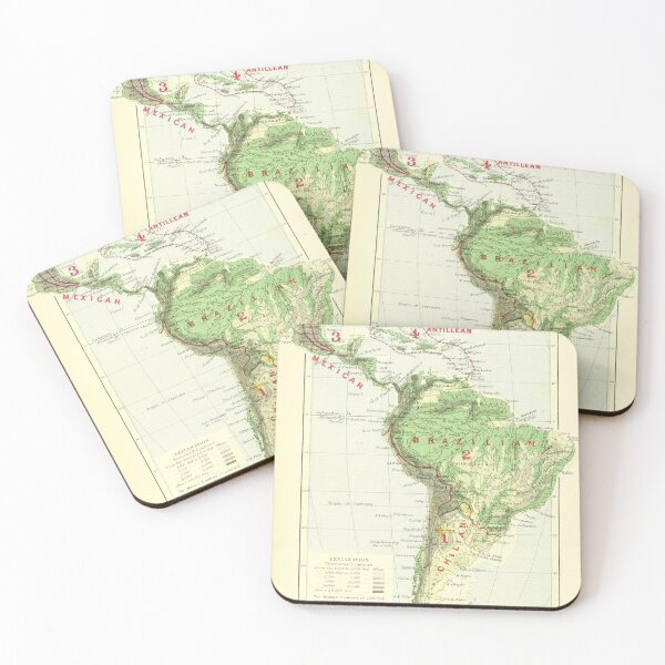 Item preview, Vintage map digital print of Brazil designed and sold by dcrc.
