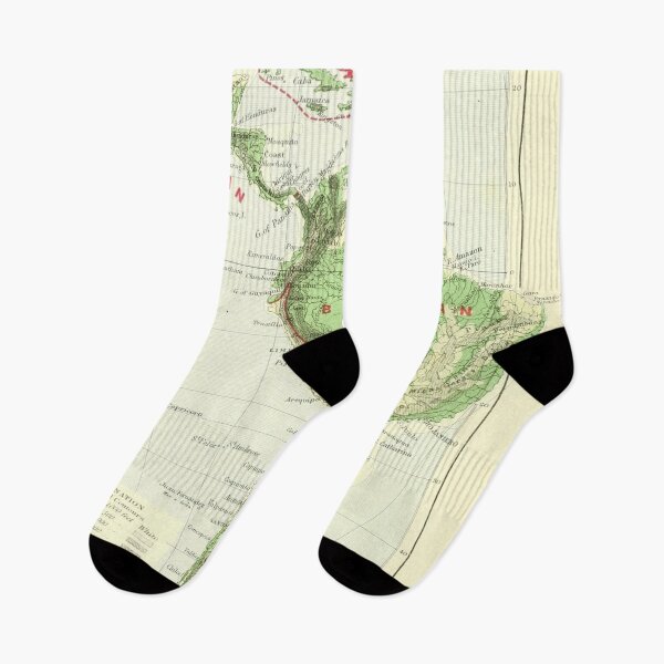 Item preview, Vintage map digital print of Brazil designed and sold by dcrc.