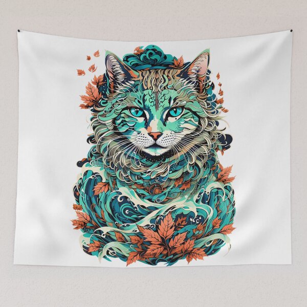 Item preview, Water Pot Kitty Splash Effect Trippy 420 Face Melting  designed and sold by wojysmokes.