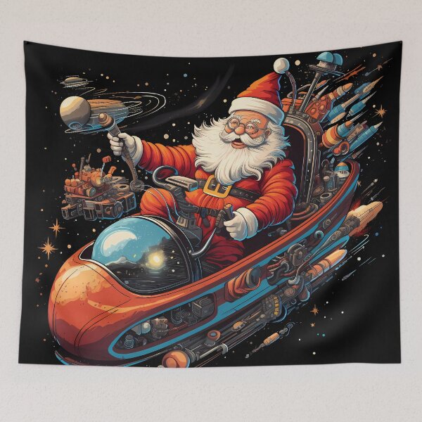 Item preview, "Interstellar Christmas: Santa Claus in Space" designed and sold by Art-Vortex-fr.