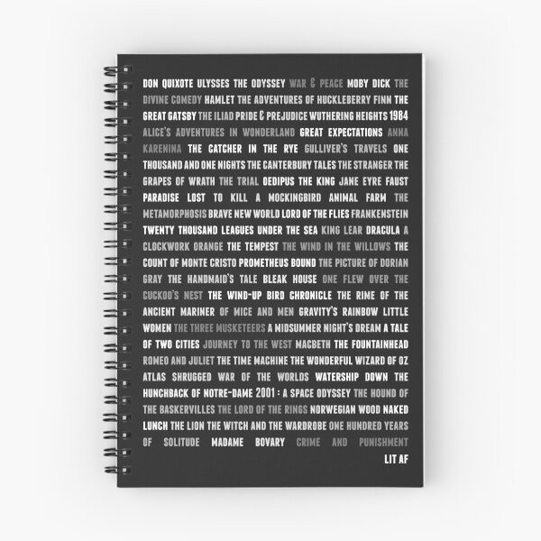 Item preview, Literature AF White designed and sold by animinimal.